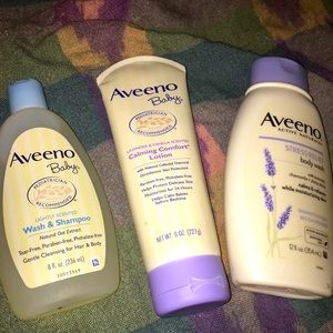BNIB Aveeno Baby Wash & Calming Lotion & Body wash